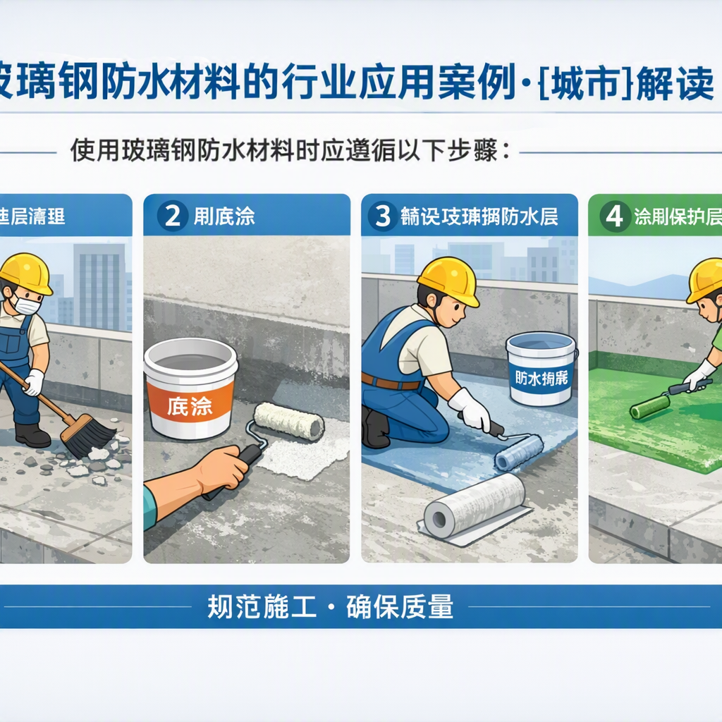 玻璃钢防水材料的行业应用案例，嘉兴解读