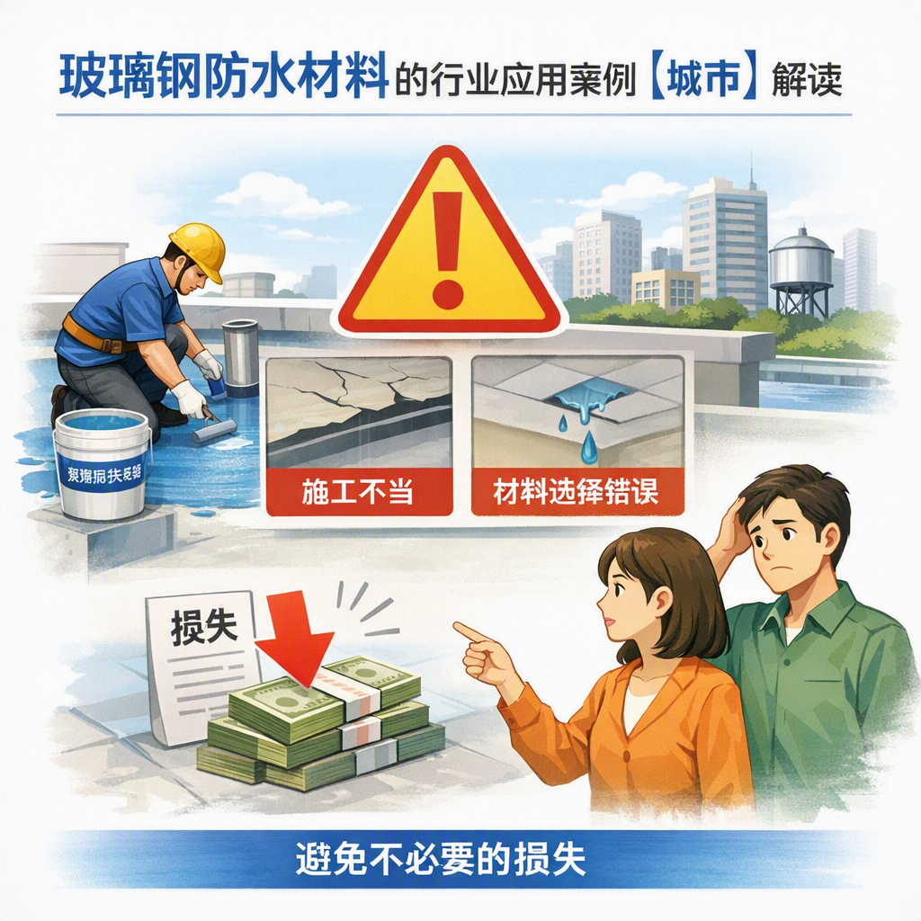 玻璃钢防水材料的行业应用案例，嘉兴解读